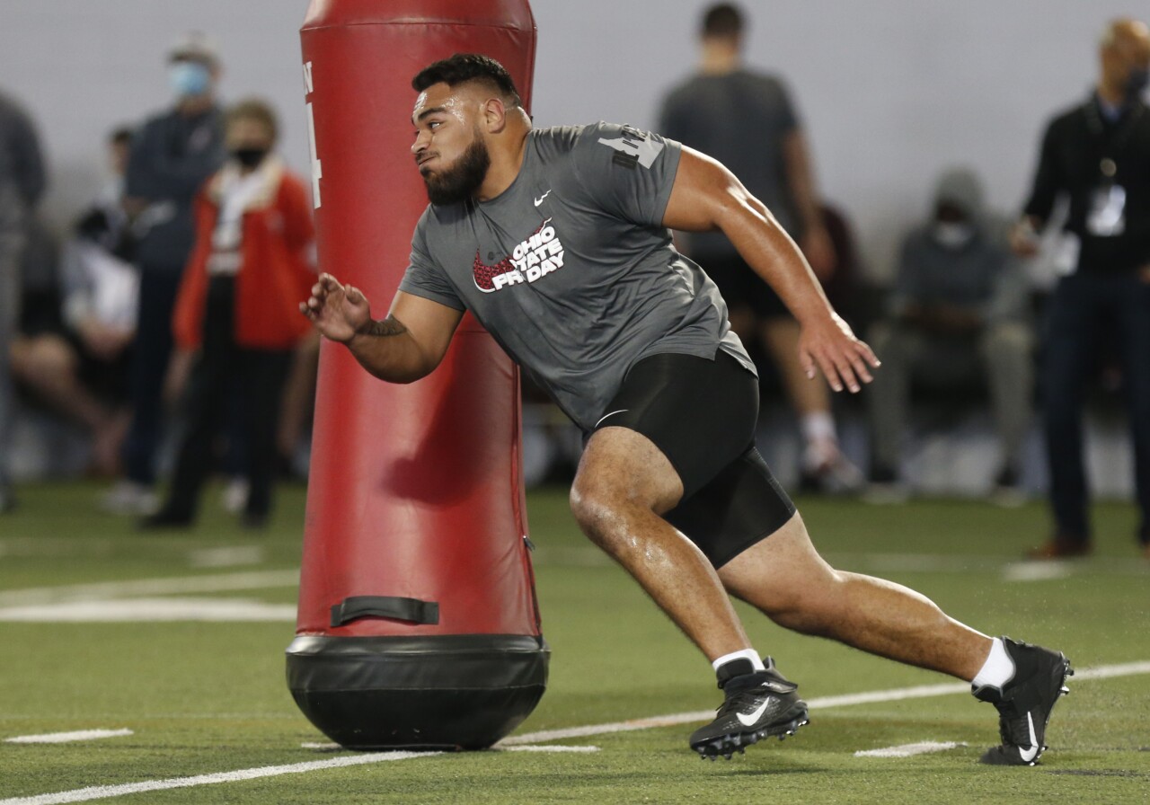 Tommy Togiai Pro Day