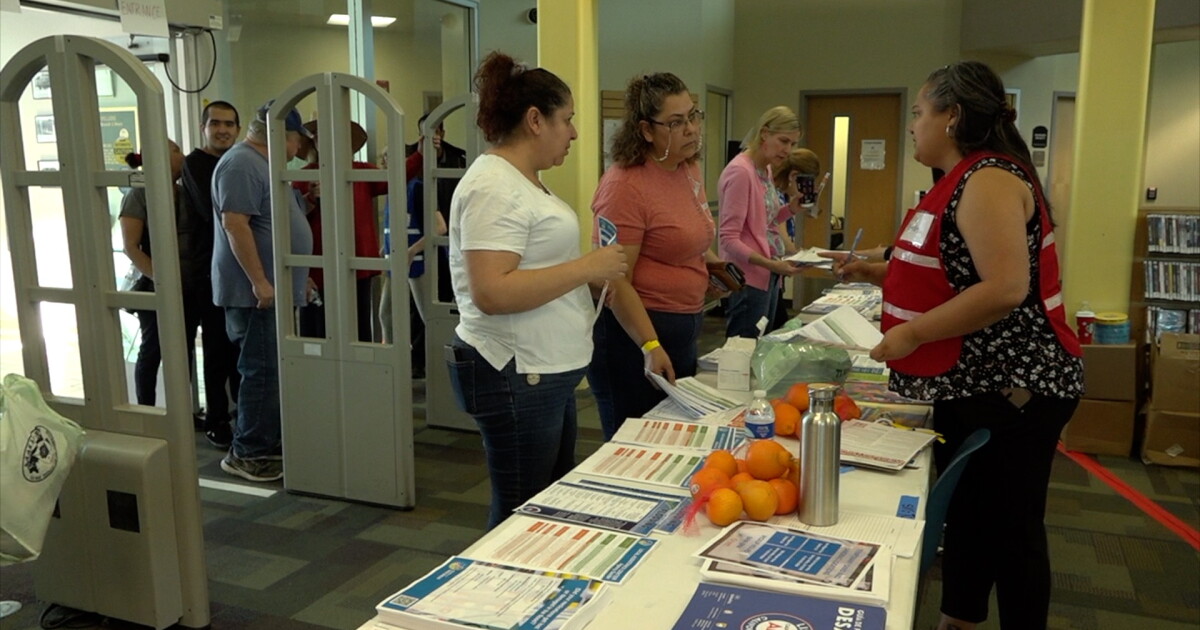 Spring Valley Library transformed into resource center for flood victims - Vimarsana News
