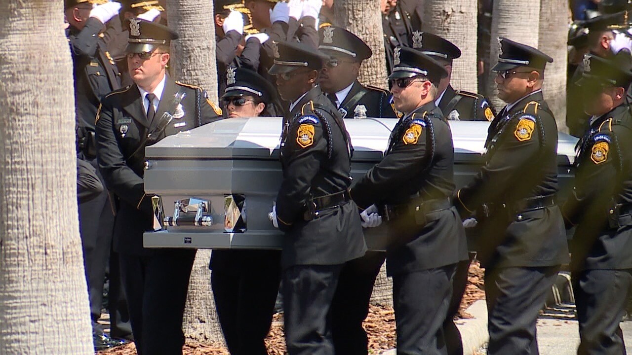 Photos: Funeral services for Tampa Master Patrol Officer Jesse Madsen