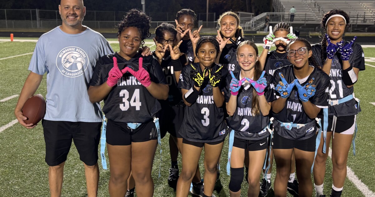 Milwaukee School of Languages Hawks win flag football title, eye Wisconsin state championship