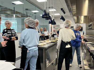 UK students cooking alpha-gal friendly meals