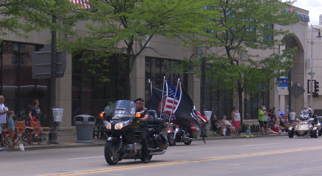 Hundreds of spectators also came out to honor our beautiful American flag