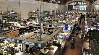 West Side Market during holidays