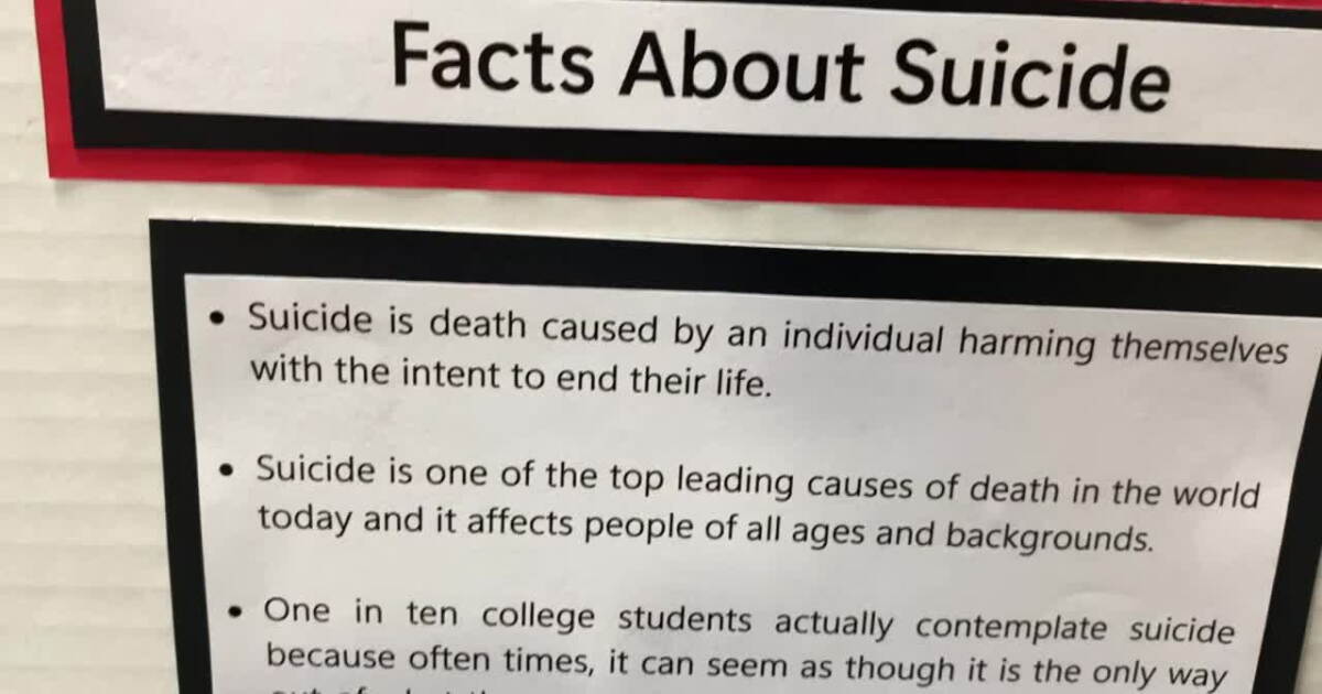Montana Tech nursing students address suicide awareness - Vimarsana News
