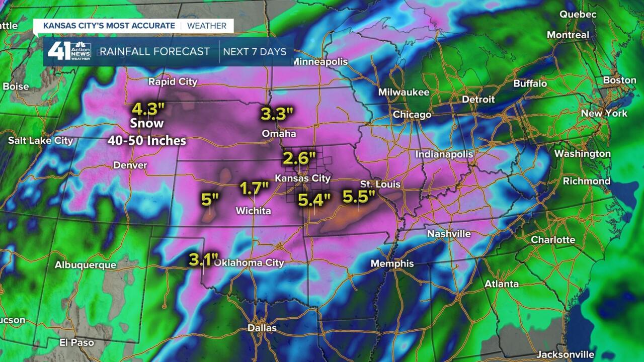 Rainfall Forecast Next 7 Days