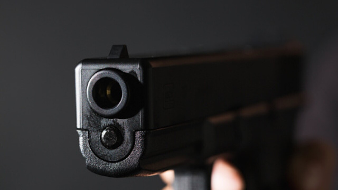 Man shot in the arm while sitting in car at Baltimore gas station