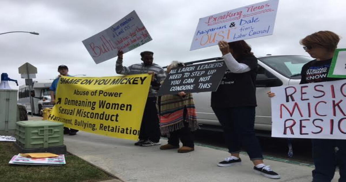 Union president accused of sexual harassment