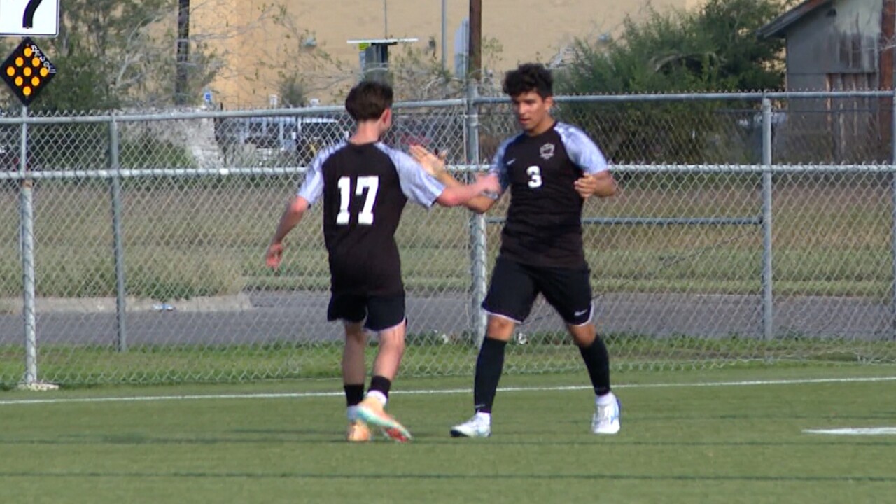 London soccer 2026 scores a goal vs. McAllen Memorial
