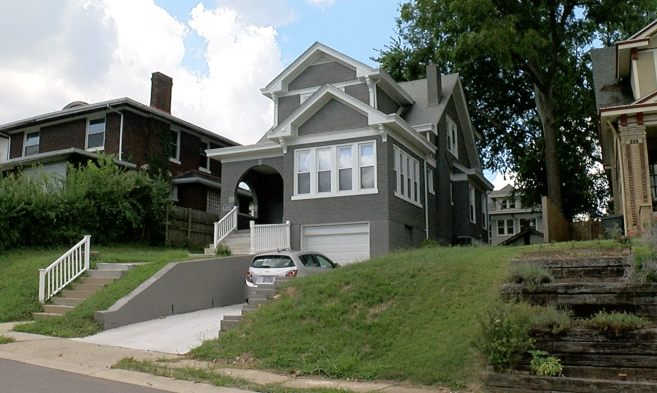 The North Avondale home that Price and Smith began to rehab with Build Realty before they said skyrocketing costs caused them to walk away.