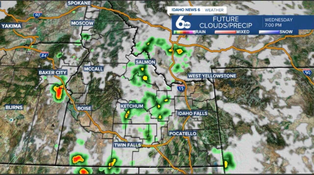 Surge of monsoon activity expected Wednesday afternoon
