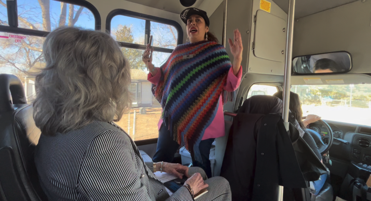 Lucy Molina tour with Jane Fonda