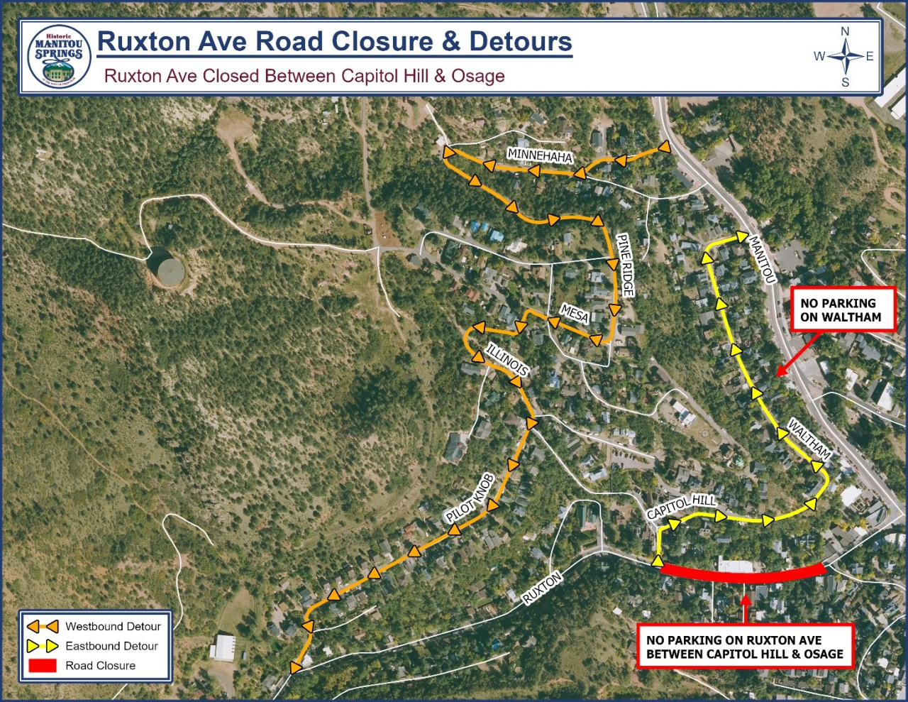 Ruxton Ave Road Closure & Detours