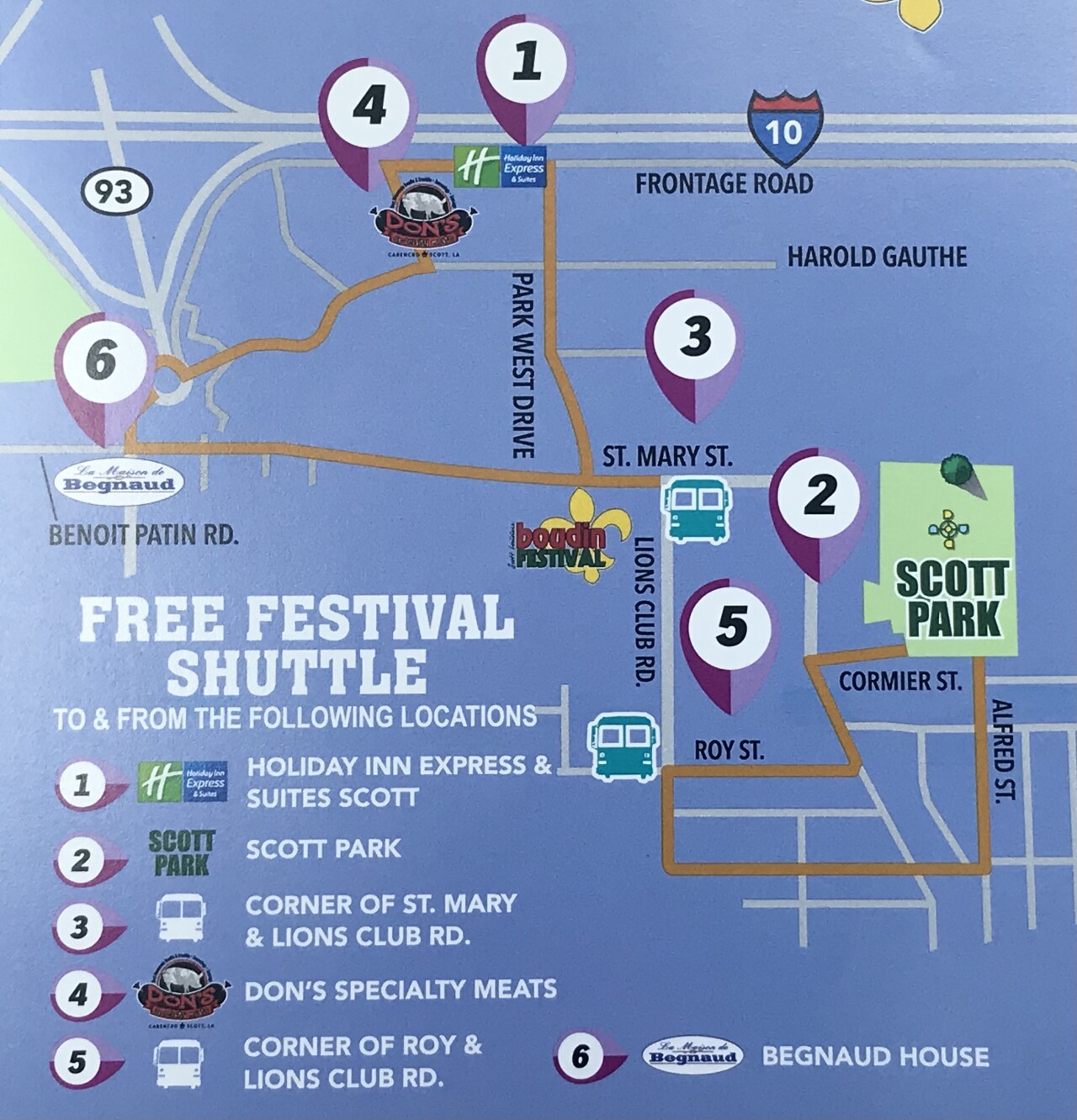 Boudin Festival Parking 2022