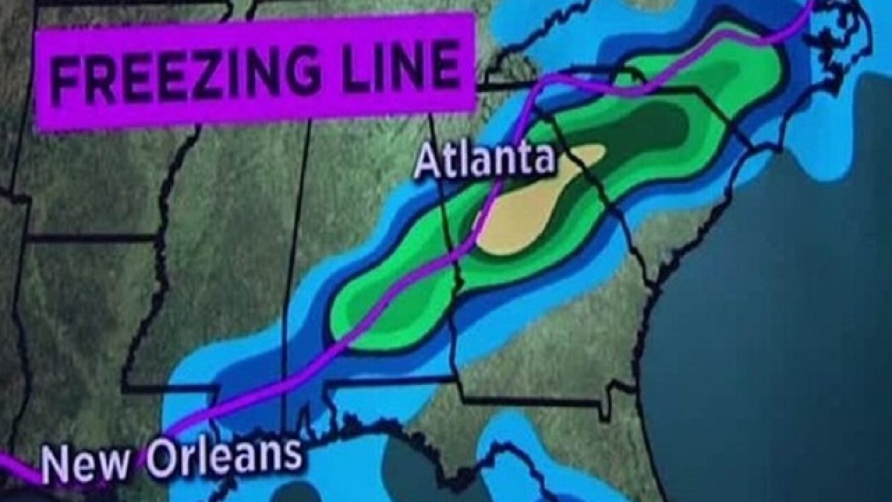 Winter Storm Will Bring Snow To South