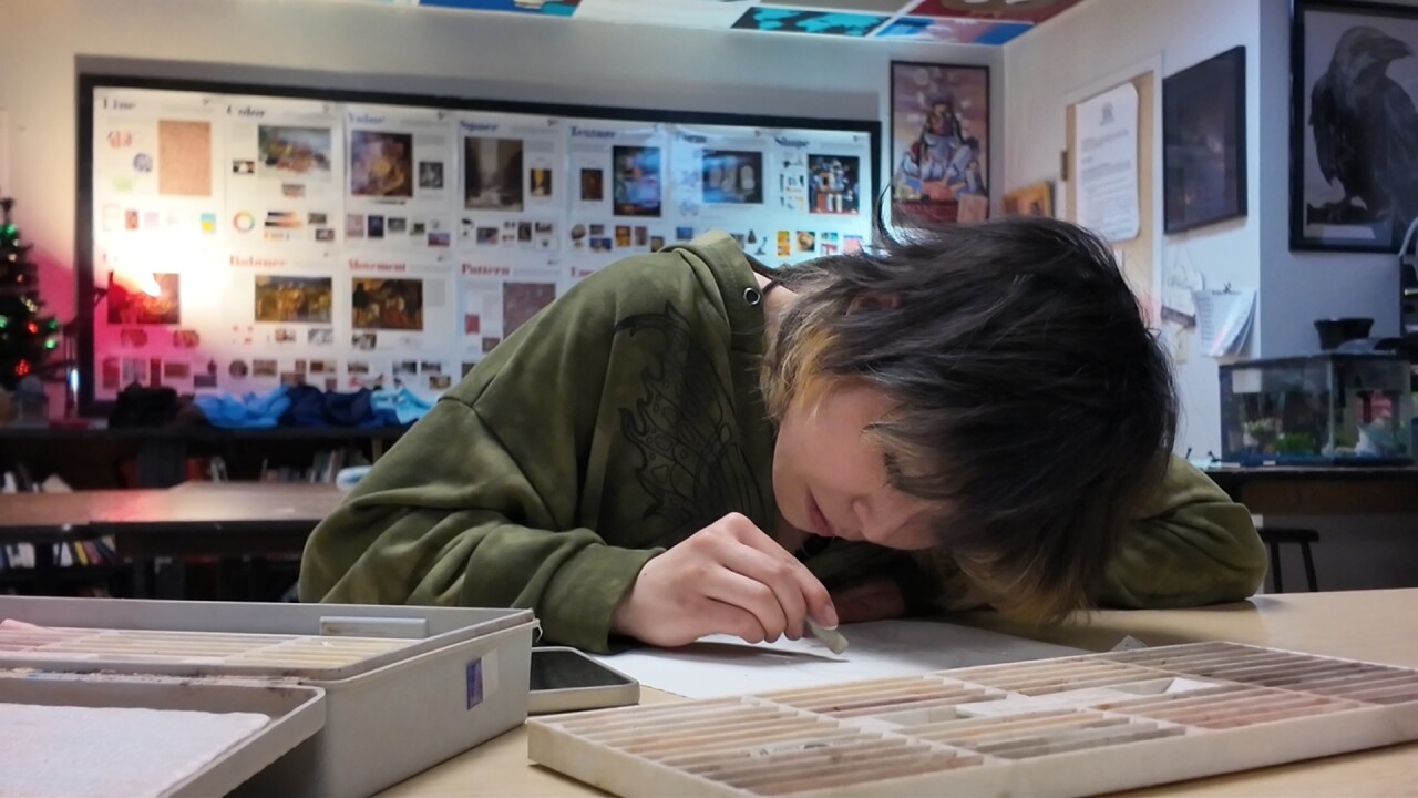 Tia Schlosser art room