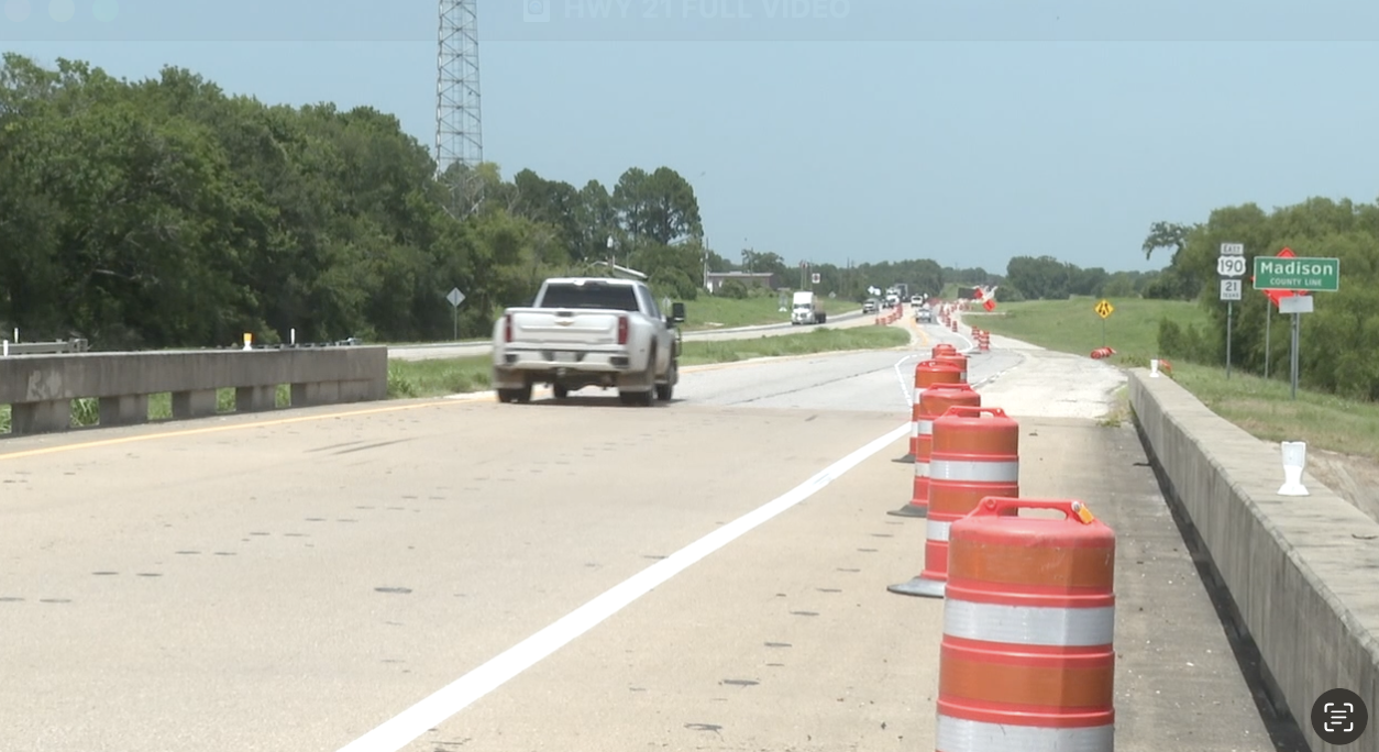 TxDOT begins major Highway 21 expansion project in between Bryan and Madisonville