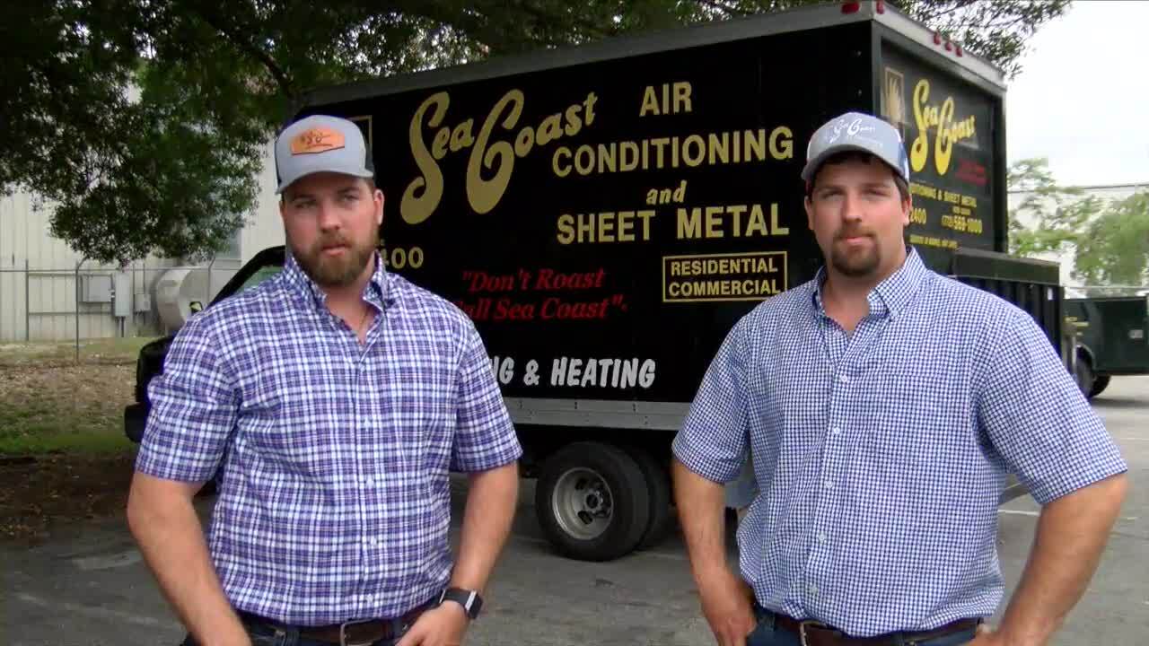 Zack and Jon Langel at Sea Coast Air Conditioning