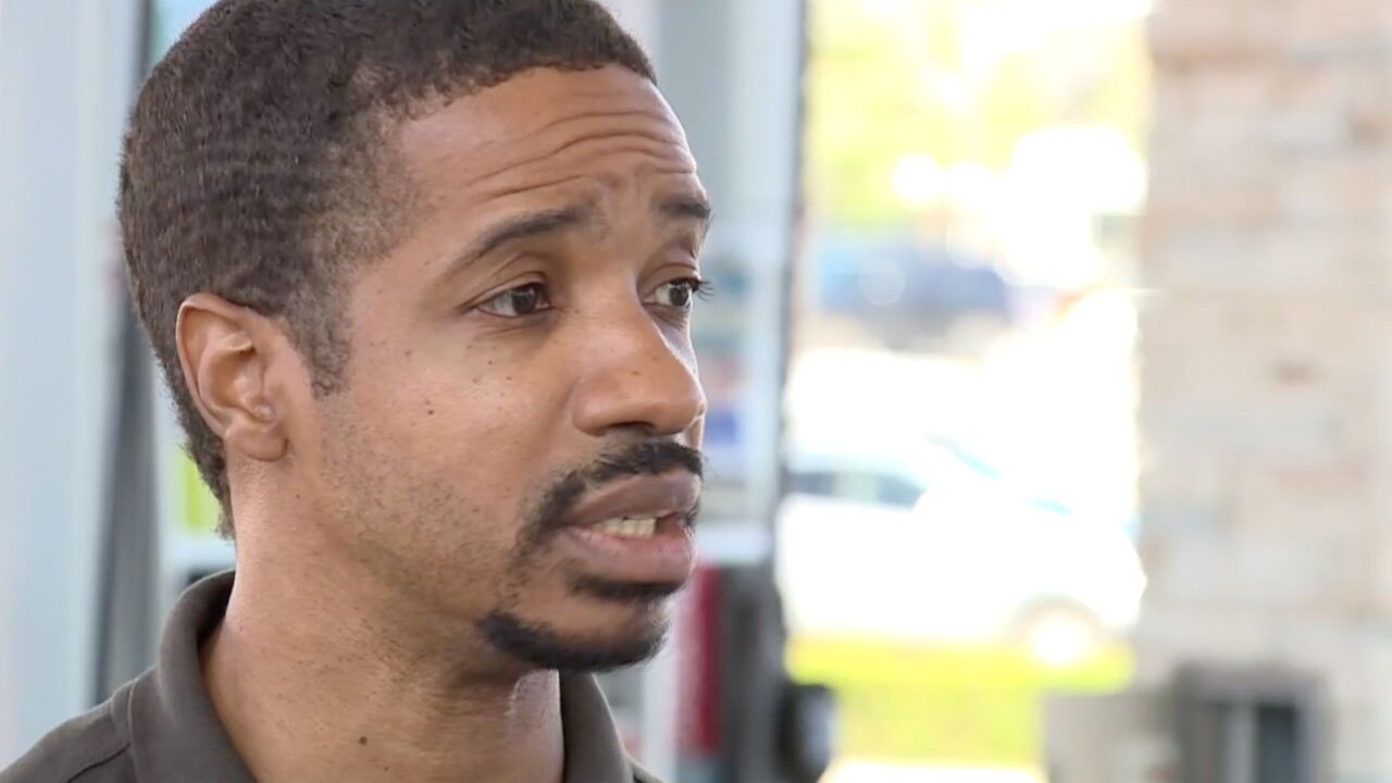 Pastor Odell Watson, discusses free gas giveaway at Wawa, March 22, 2022