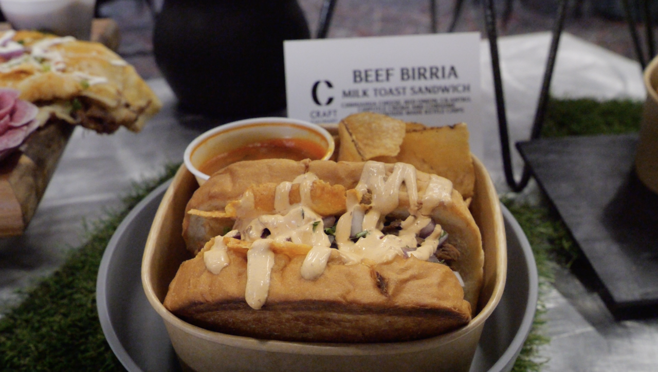 Milk Toast Sandwich- Beef Birria and Chihuahua cheese