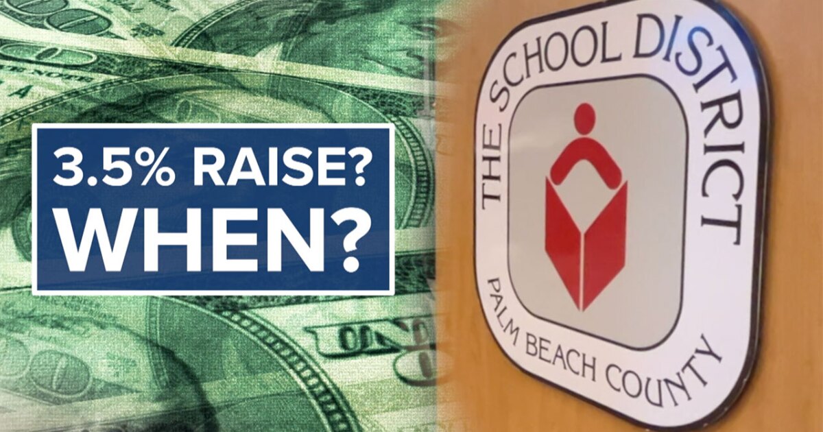 Education When will Palm Beach County teachers see their 3.5% raise? Joel Lopez