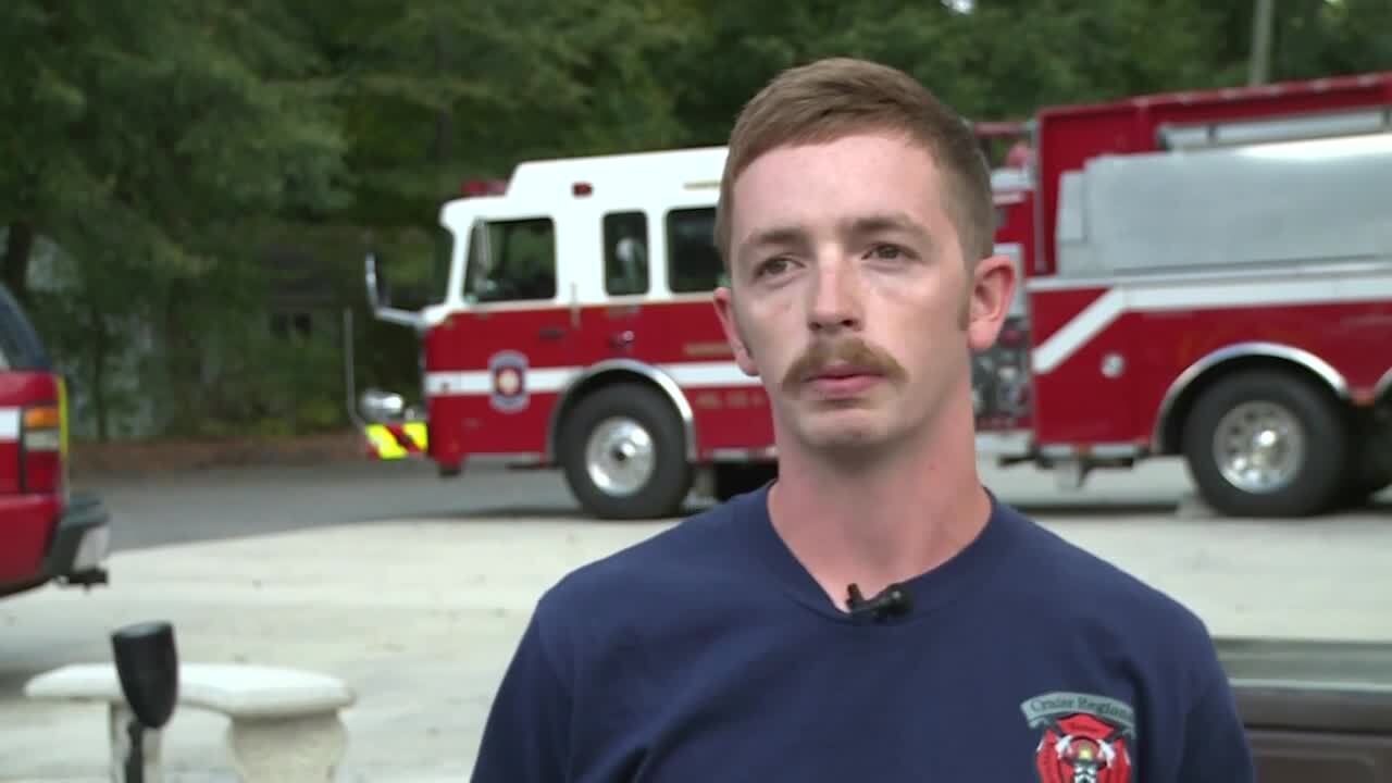 Firefighter recruits on 9/11 in Dinwiddie County