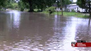 flooded road