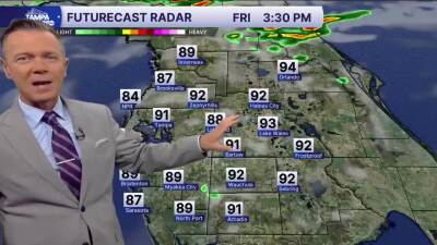 Forecast: Mostly sunny with a lot of heat away from the coast