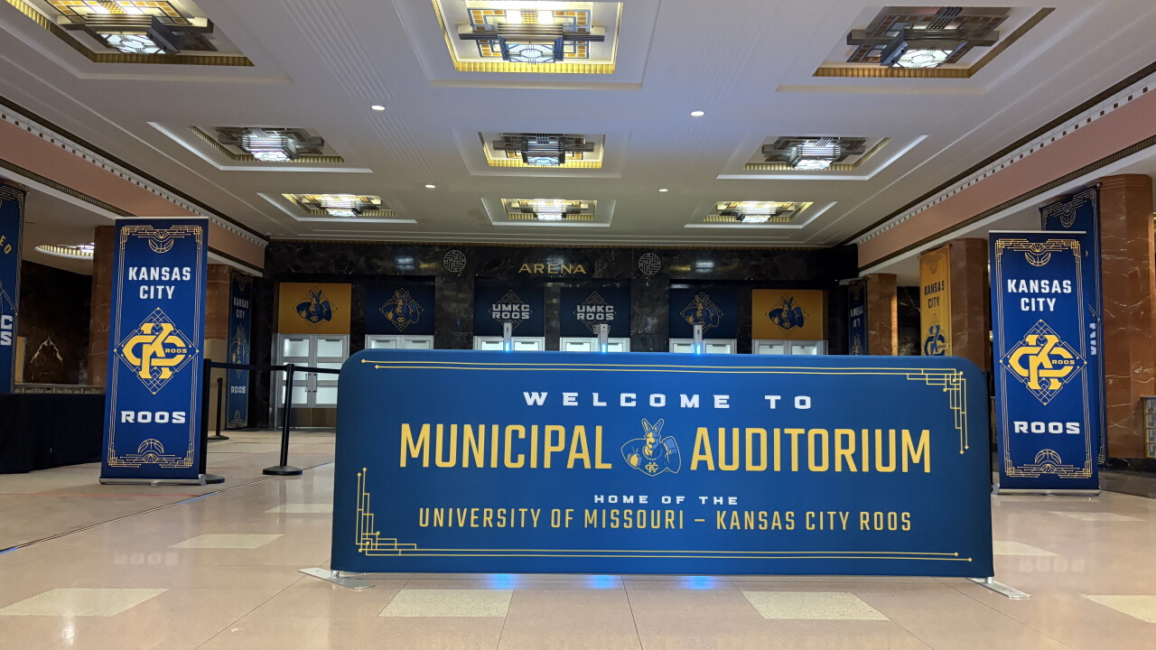 Municipal Auditorium Kansas City Roos men's basketball