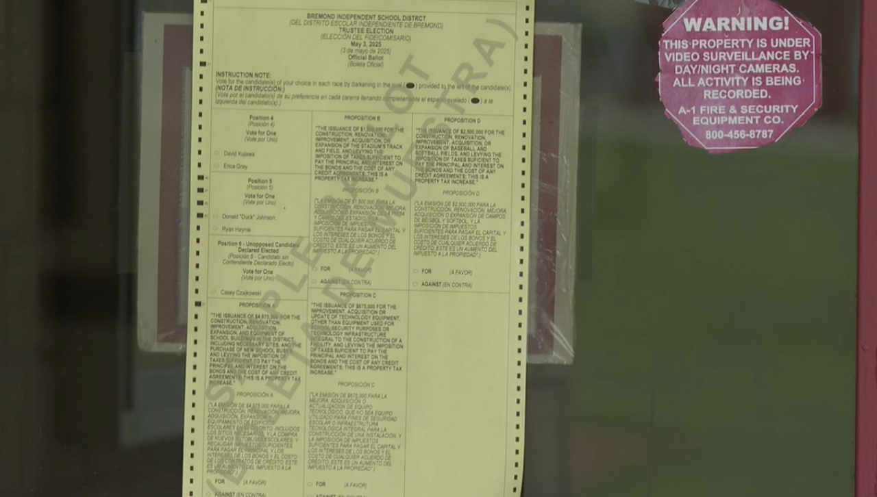 Bremond ISD propositions aim to enhance learning environment for students