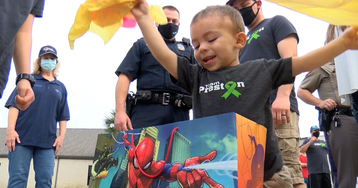 ‘Preston Strong’ Rockport community back 2yearold after