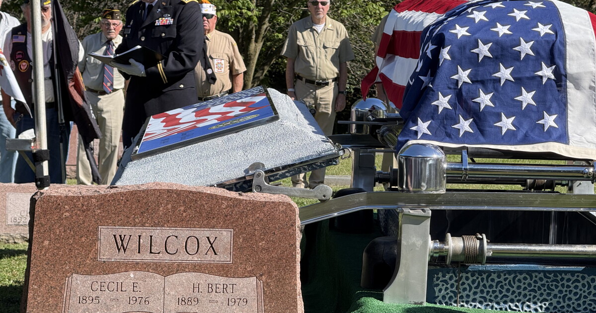 WWII airman's remains laid to rest 81 years after death