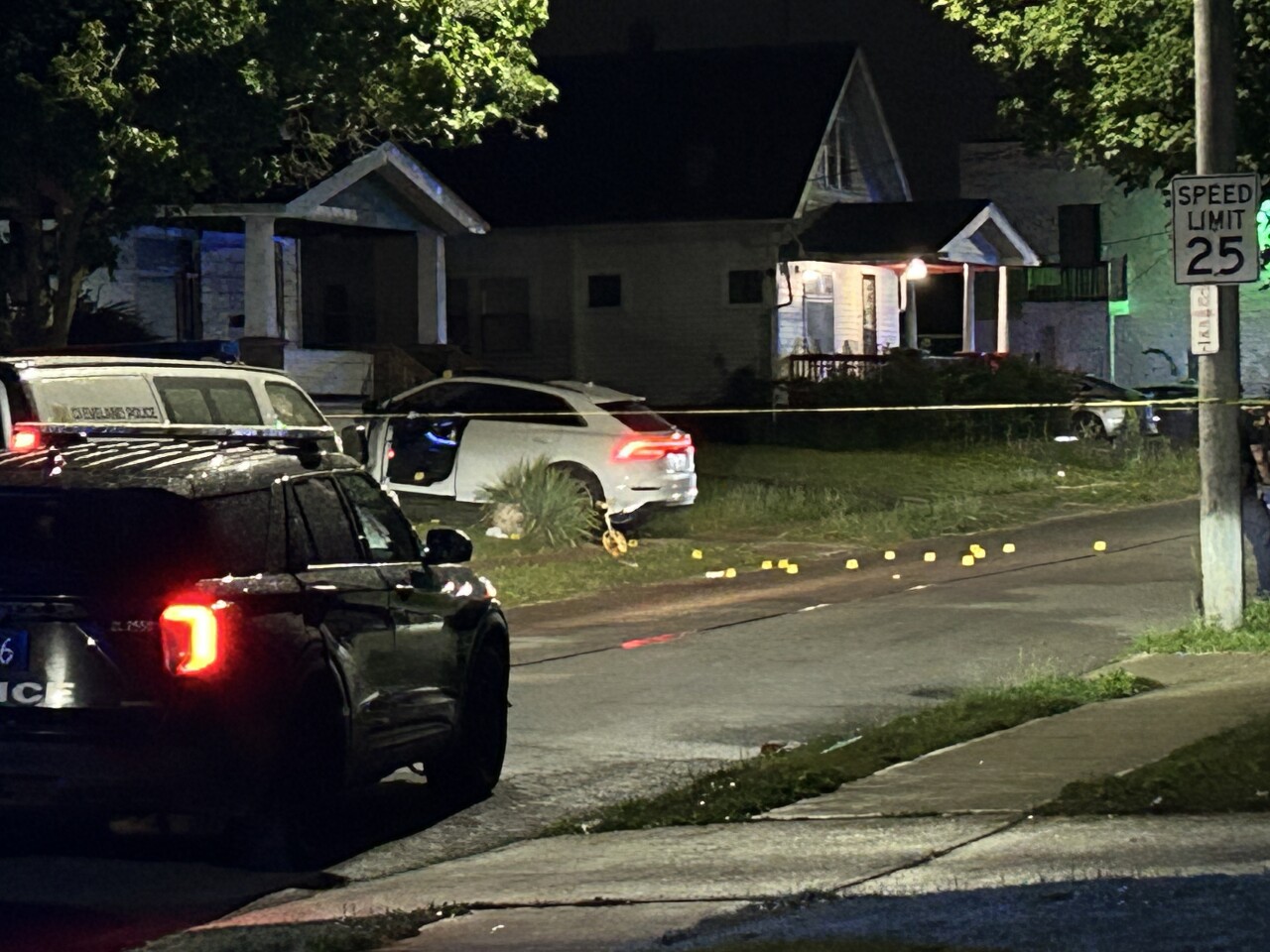 Shooting on Lenacrave Avenue in Cleveland
