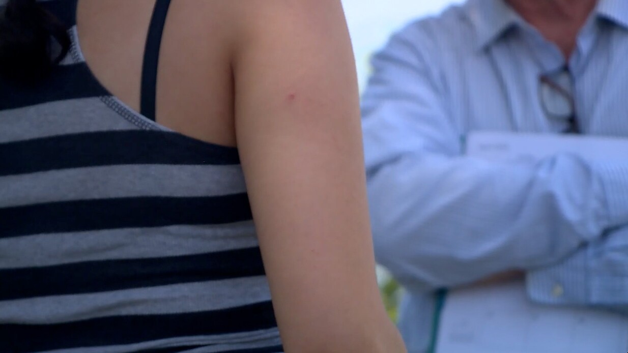 A mother who did not want to show her face explains her concerns about living in the neighborhood following the double shooting.