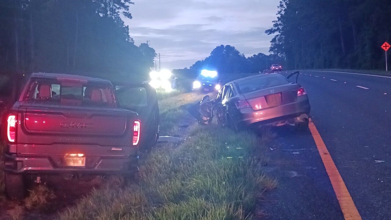 Midway head on collision