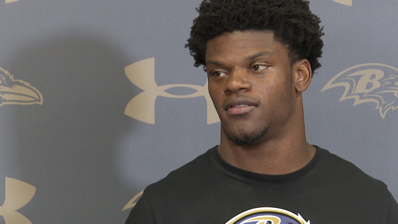 Lamar Jackson Ravens Return For Offseason Workouts