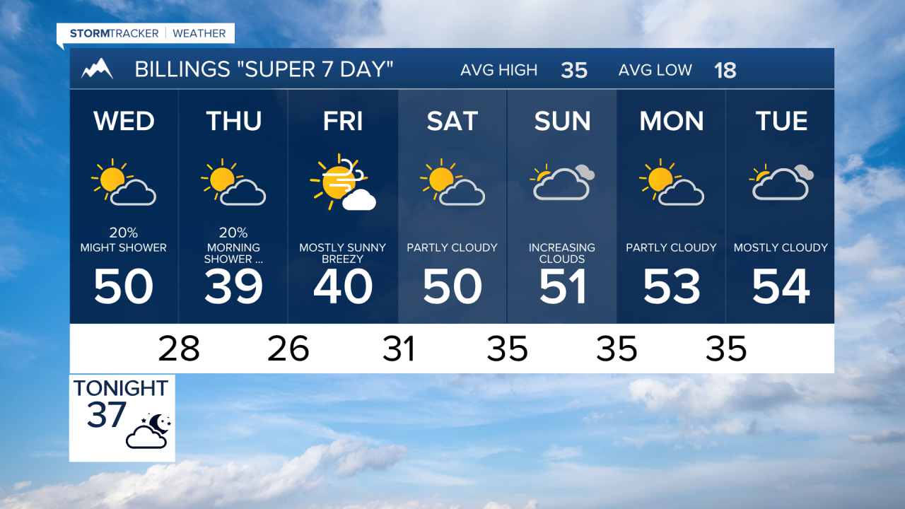 Forecast Tuesday evening Jan 6, 2026
