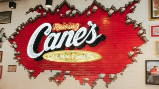 Raising Cane's sign