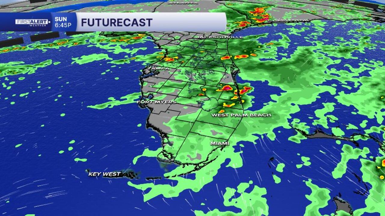 Sunday futurecast 