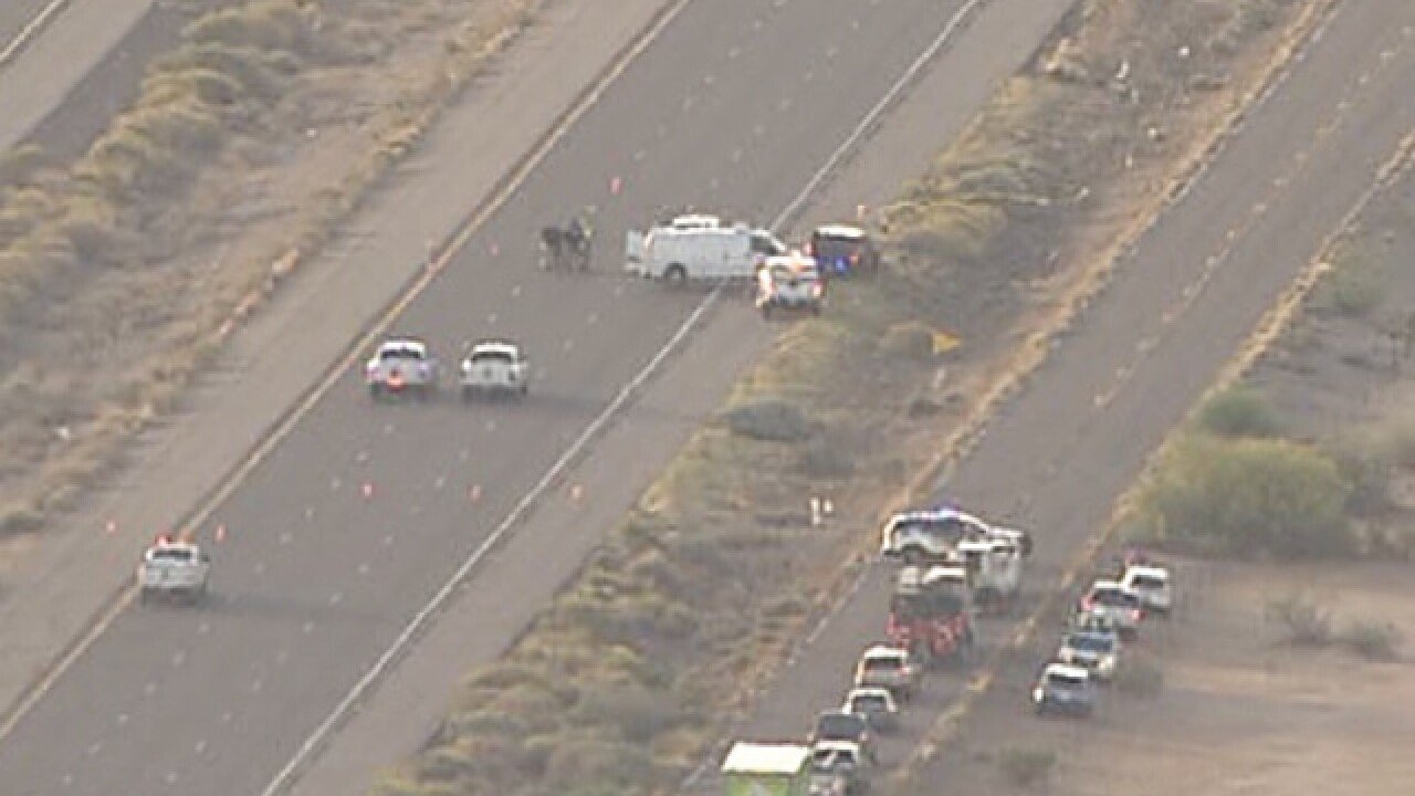 EB I-10 closed near Eloy for police situation
