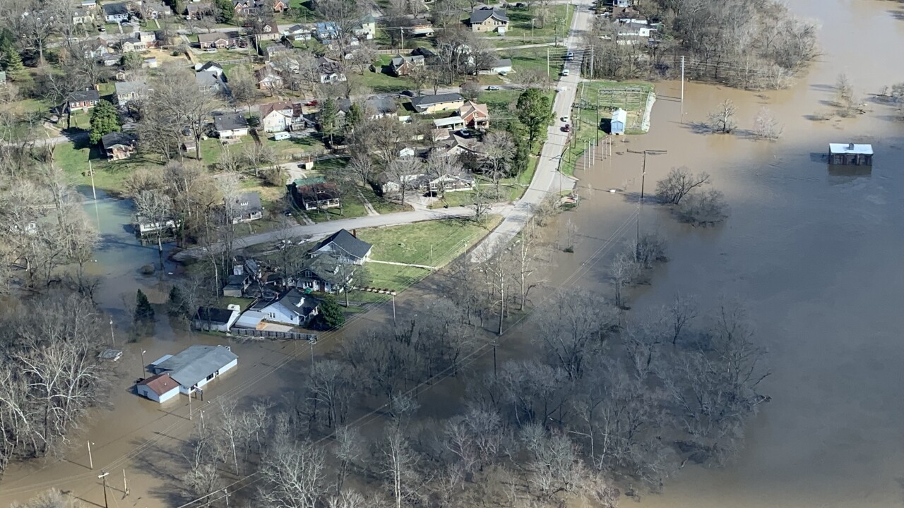 Sky5 footage reveals scope of Tennessee flooding