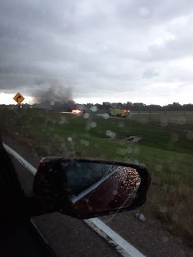 Fire at the Capitol City International Airport