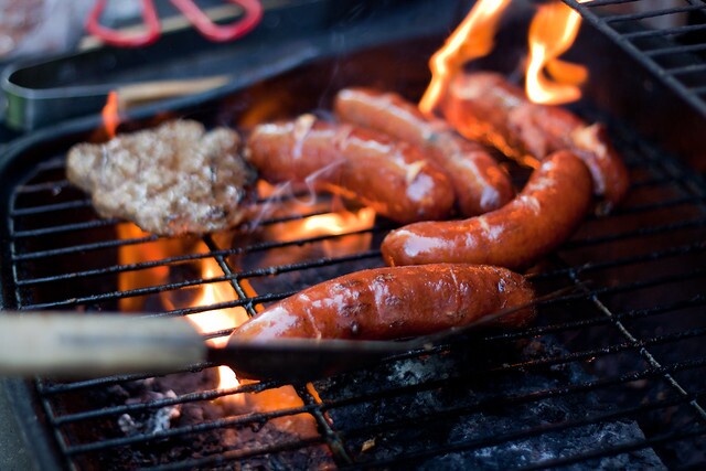 Flame on grill credit Matt Janicki