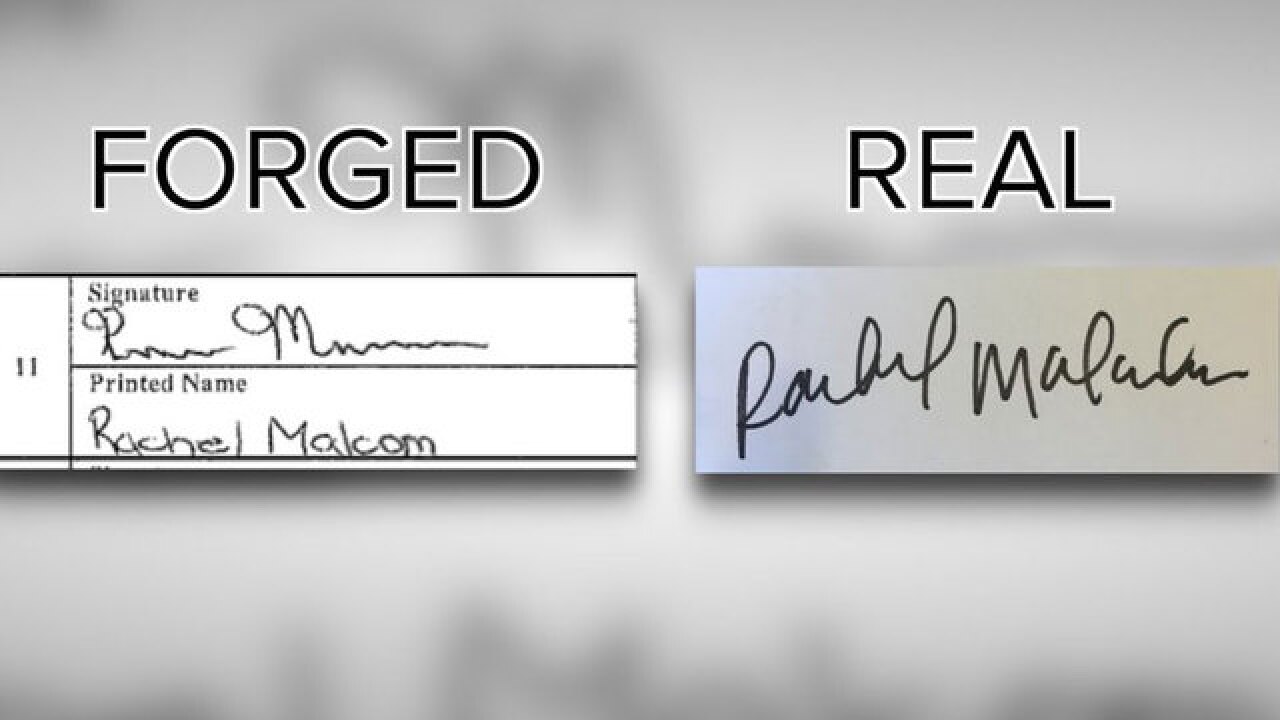Forged Signatures Could Hamper Keyser Senate Run Forged Signatures Could Hamper Keyser Senate Run