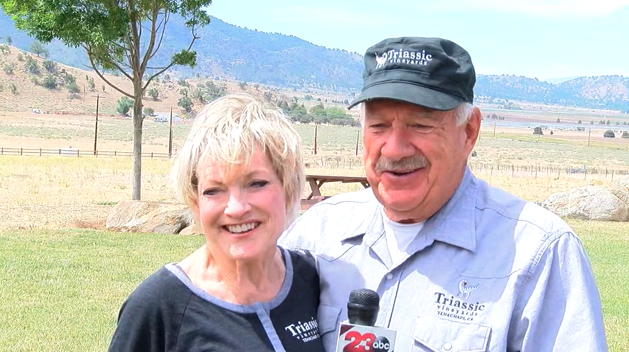 Jim and Sally Arnold, Triassic Vineyards