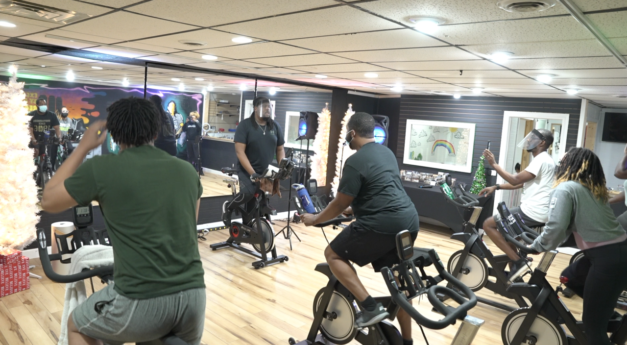 Hip-Hop Cycling class with Dancing with the Nordés