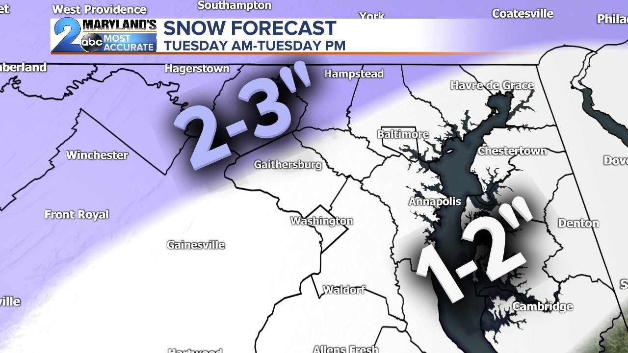 Likely Snow Accumulation