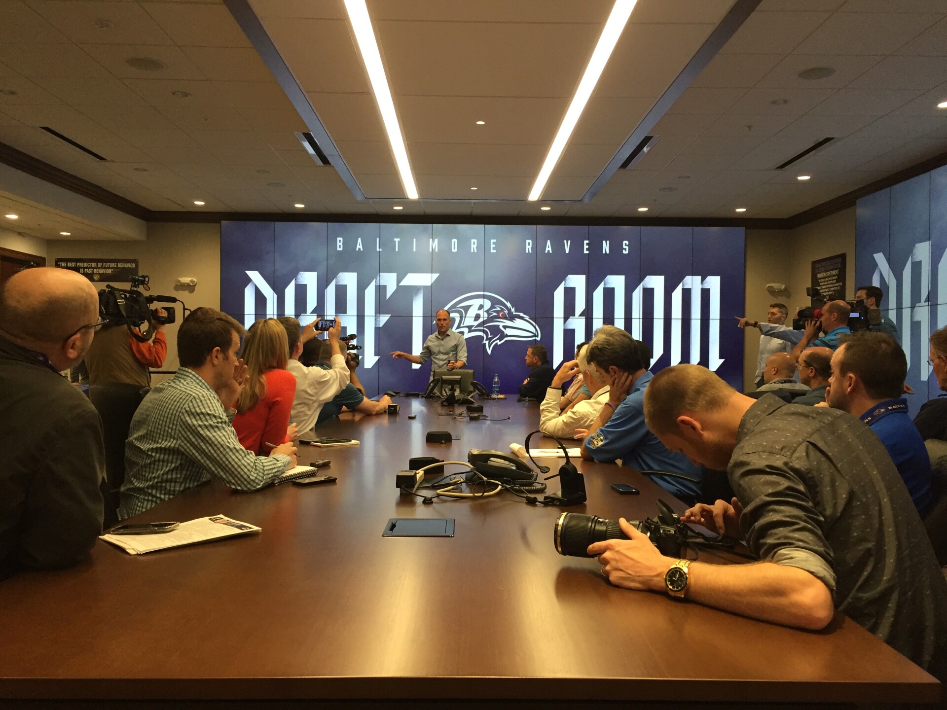 AN INSIDE LOOK Baltimore Ravens Draft War Room