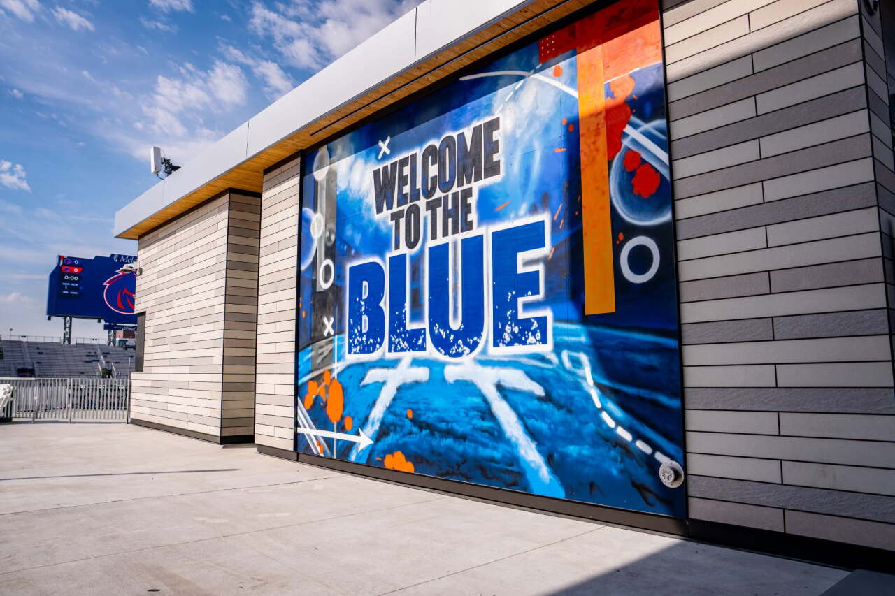 Albertsons Stadium Murals