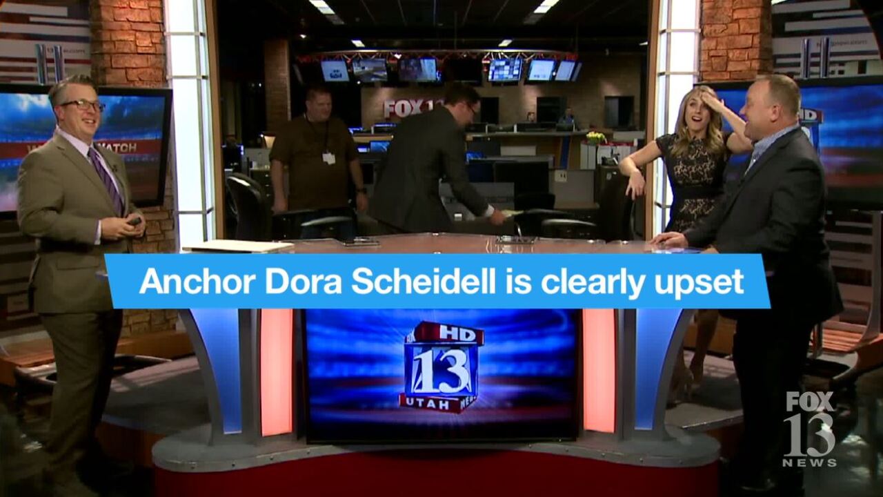 Blooper: Fox 13 News anchor ‘bugs out’ before newscast