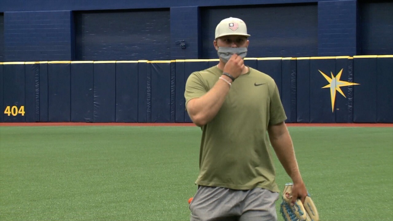 Austin Meadows-Tampa Bay Rays-Tropicana Field.jpg